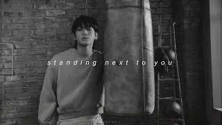 Download jung kook - standing next to you (slowed + reverb) MP3