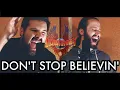 Download Lagu DON'T STOP BELIEVIN' - Journey (Caleb Hyles \u0026 Jonathan Young) - Metal Cover