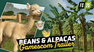 🦙 Beans & Alpacas - Gamescom Trailer | Farming Simulator 25