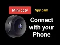 Mini cctv camera connect with phone mini wireless camera portable cctv RoyalMobile