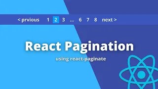 ReactJS Pagination Tutorial using React Paginate