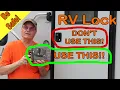 RV Lock How to Install and program a Keyless Entry System for a Camper