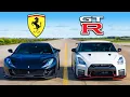 Download Lagu Ferrari V12 vs NISMO V6: DRAG RACE