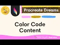Download Lagu Color code Content or Tracks  in Procreate Dreams | Procreate Dreams FAQ for Beginners