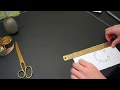DIY Deckled Edges on Wedding Invitation