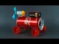 How to Make an Easy Toy Car from a Coca-Cola Can Simple Toy ideas