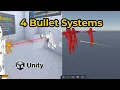 Unity FPS Tutorial 4 Bullet Systems Explained Hitscan Projectiles Hybrid