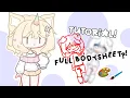 FULL Gacha Body Sheet Tutorial Easy Step-by-Step Guide for Cute a OC check desc for brush