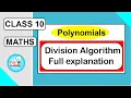 class 10 maths chapters 2 Polynomials Division Algorithm for Polynomials NCERT CBSE