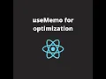 How to optimize react components using useMemo hook