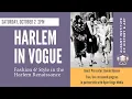Harlem In Vogue Fashion Style in the Harlem Renaissance