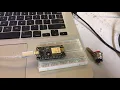 A demonstration of a python service for cross-communication with ESP8266 WiFi microcontroller