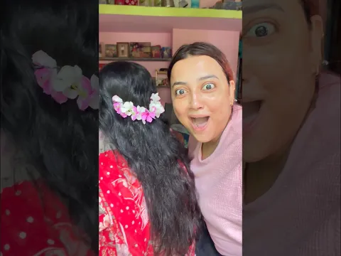 Mummy জন্য ফুলের গাজরা বানালাম 🌸🌼😱🤯 #viralshort #minivlog #shorts #trending #viral #ytshorts #foryou