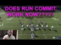 DOES RUN COMMIT WORK Reviewing the run commit feature in Madden 20 after the latest patch