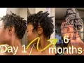 Visual 6 month Loc Journey including pics s Short Starter Locs