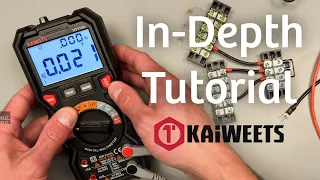 How to Use Kaiweets HT118A Digital Multimeter for Beginners Full Tutorial Review