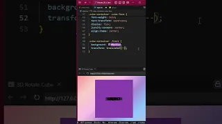 How to Create a 3D Rotating Cube with HTML CSS and JavaScript