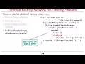 Java 8 Stream Factory Methods