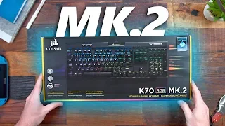 What s NEW w the Corsair STRAFE K70 RGB MK 2 Gaming Keyboards