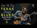 SAN HO ZAY Texas Straight Blues backing track - Freddie King jam in C | SIMPLY THE BEST ONE