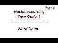 Word Cloud in Python ML Case study-1 Data Science Project Data Visualization EDA