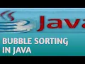 BUBBLE SORTING IN JAVA in Hindi Lecture 111