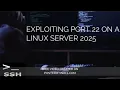 How to Exploit SSH on Metasploitable2 Ethical Hacking Tutorial 2025