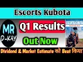 Escorts Kubota Q1 Results 2027 Escorts Kubota Share Price Escorts Kubota Share Latest News
