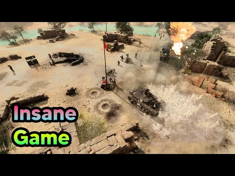 (Insane Game) COH3 2v2 Deliri0us (US) & lattouf (UK) vs Dunkerque (AK) & wilson (AK)