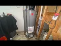 Reset Water Heater Locked Out Ignition Failure Previously Soldered Leak on Tank