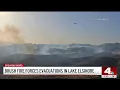 Brush fire in Lake Elsinore prompts evacuations