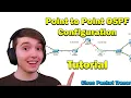 How to Configure Single-Area OSPF on Cisco Packet Tracer Point to Point OSPF CCNA Tutorial