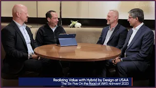 Realizing Value with Hybrid by Design at USAA - The Six Five on the Road at AWS re Invent 2023