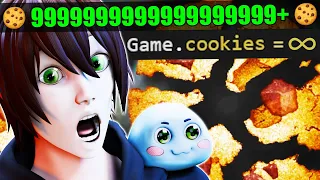 Cheating in Cookie Clicker the cookie BREAKS Cookie Clicker