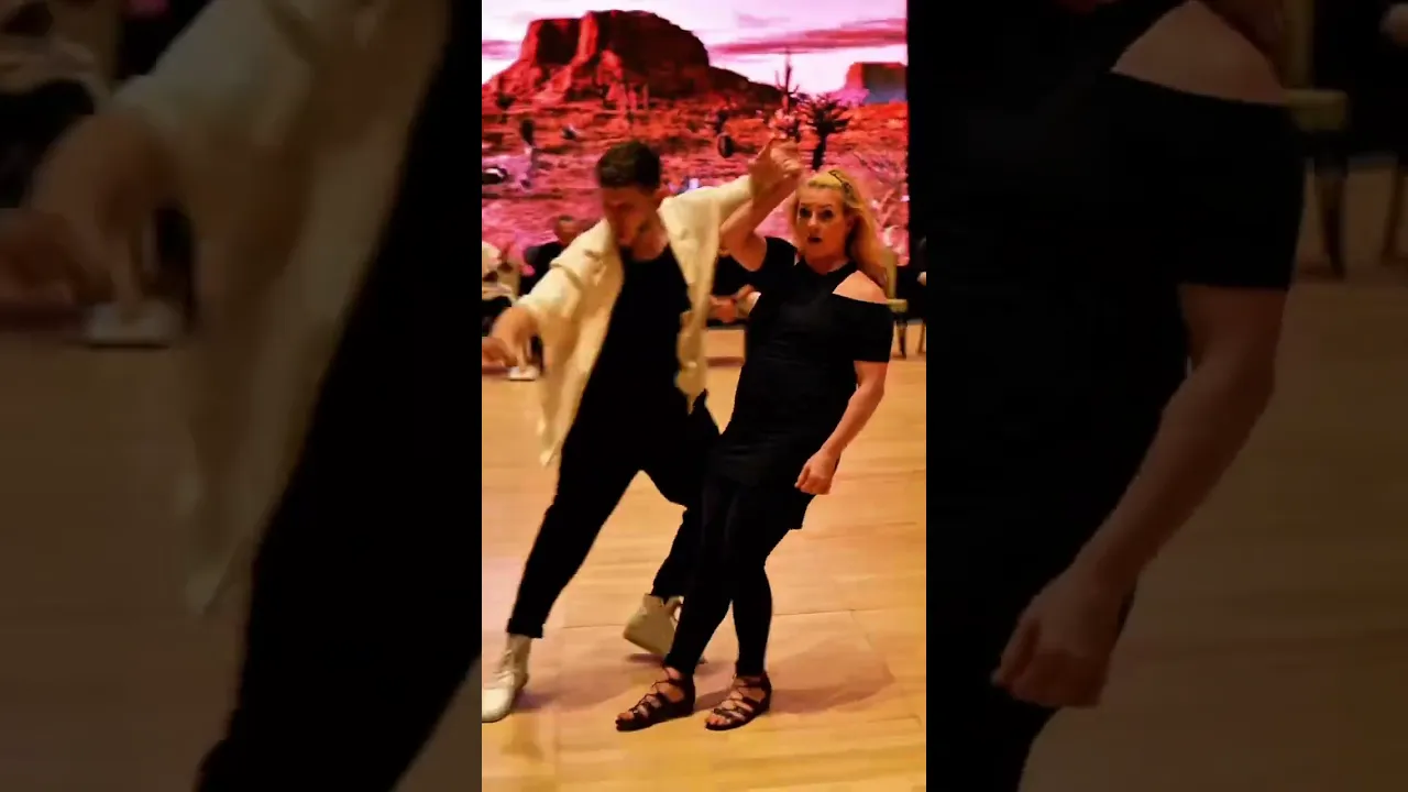 «It’s my birthday!» «No it’s not»…Pure chaos and pure FUN 😝 always a blast dancing with Tatiana💥