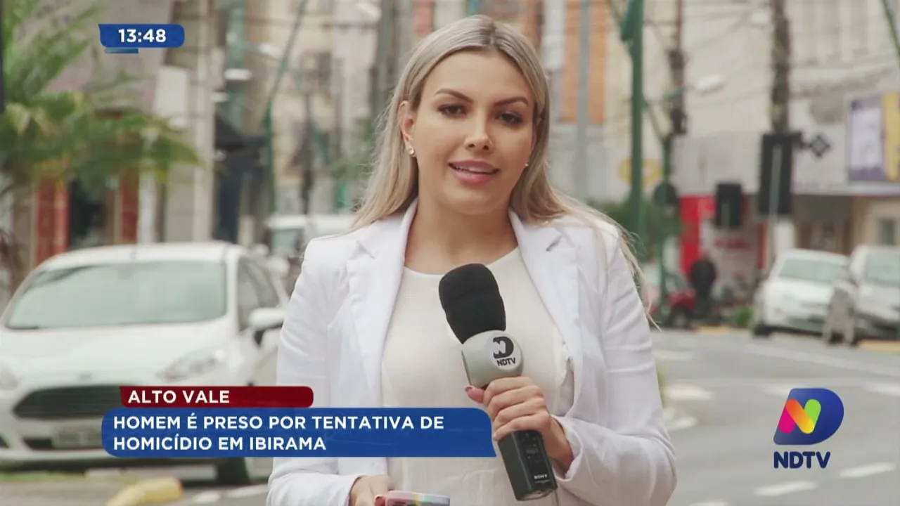 Alto Vale: homem é preso por tentativa de homicídio em Ibirama