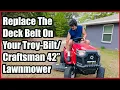 Replace the Deck Belt On Your Troy Bilt Pony Riding Lawnmower 42