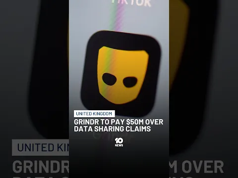 Grindr To Pay $50M AUD To Settle Claims Over HIV Status Sharing | 10's Late News