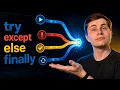 try except else and finally in Python without the confusion