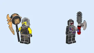 LEGO 112005 Instructions | NINJAGO | Cole vs. Nindroid | Legacy | Magazine Gift