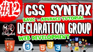 CSS SYNTAX - PROPER DECLARATION OF CSS BASIC