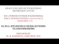 GRACE COE-PS4211-POWER SYSTEM LAB II-Ex No 2 Application of neural networks to load forecasting
