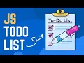 Boost Your Portfolio NOW JavaScript Todo List Project You Can t Miss