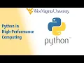 Python in High Performance Computing Workshop 2020-10-16