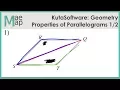 KutaSoftware Geometry - Properties Of Parallelograms Part 1