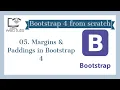 05 How to add margin and padding in Bootstrap 4