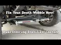N3 Dual Steering Stabilizer Install - 2000 F 350 Ford Superduty