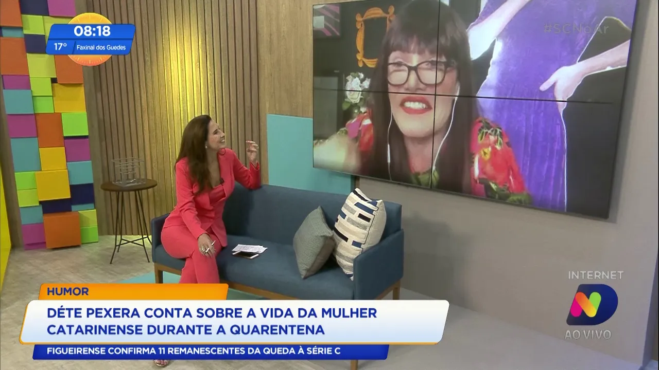 Humor regional: Déte Pexera fala sobre a vida da mulher catarinense na pandemia