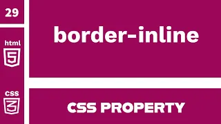 CSS Property border-inline explained