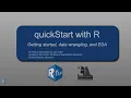 quickStart with R Part 1 Getting started data wrangling and EDA Part 1